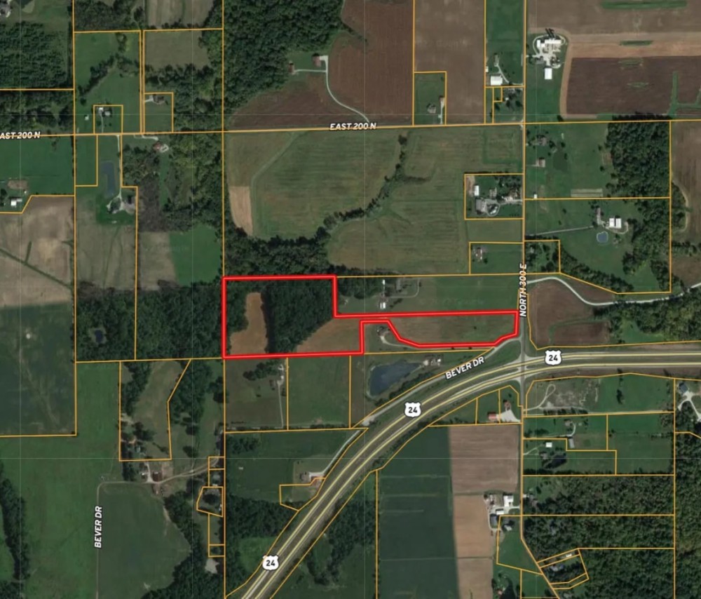 US Route 24 Offering 24 - acres Wabash County Lagro Indiana Land for Sale featured image